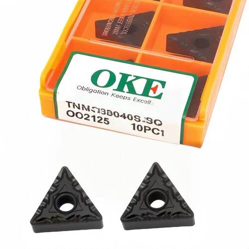 株洲OKE 三角外圆数控车刀片TNMG160408-CQ OC2125 加工钢件 正品