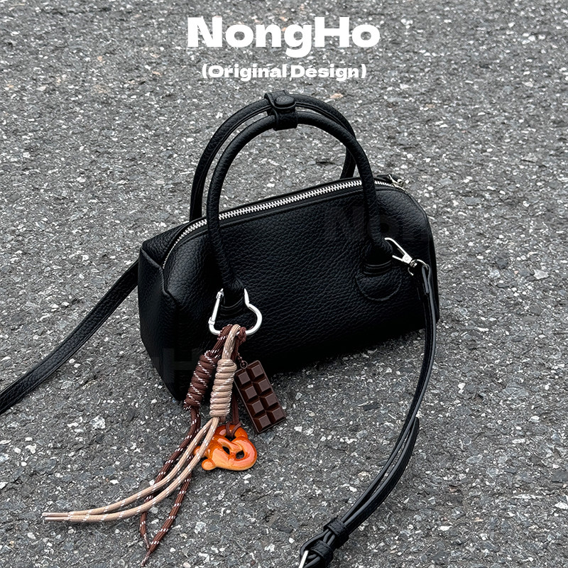 小众复古波士顿手提斜挎包