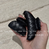 贵气巴恩风复古菱格皮质抓夹新款 百搭高级感时尚 鲨鱼夹发箍头饰女