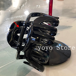 大号发量王者来 高级感抓夹女发夹气质后脑勺盘发鲨鱼夹头饰 法式