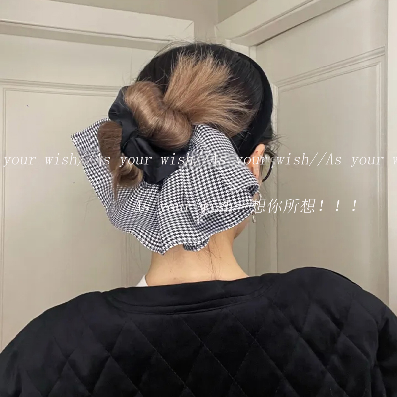 条纹复古韩系ins风大肠发圈