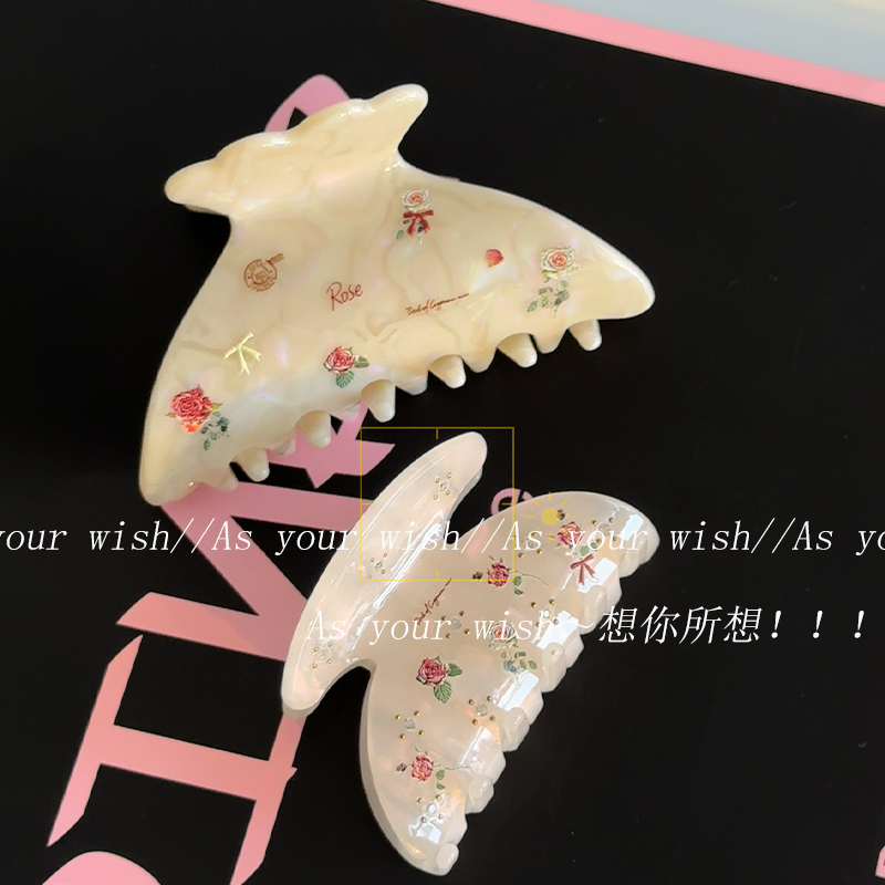 慵懒法式花型小众发饰