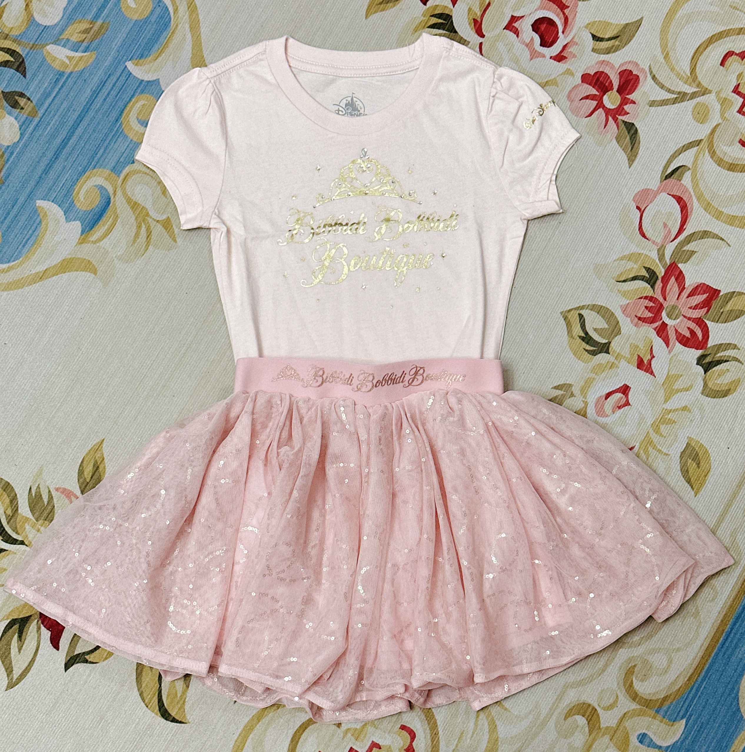 DisneyParks迪士尼樂園繽紛變幻沙龍公主短袖半身蓬蓬裙日常套装