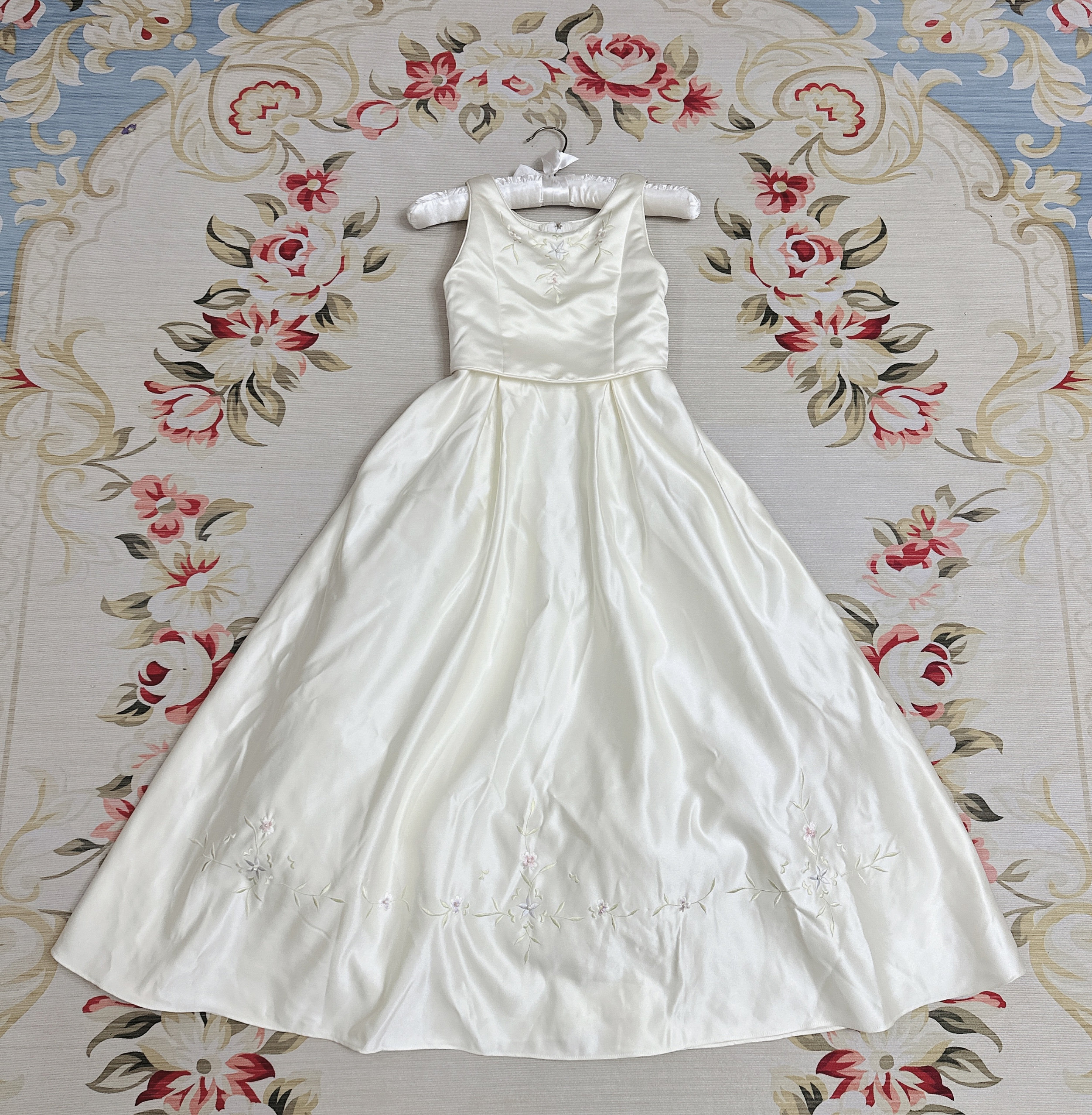 法式vintage兒童綢緞禮服礼服定制/加工