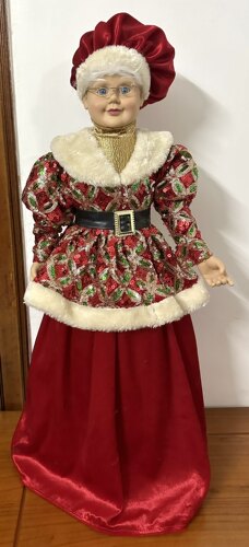 聖誕奶奶聖誕節擺件儀式感中古西洋玩具裝飾品Christmas