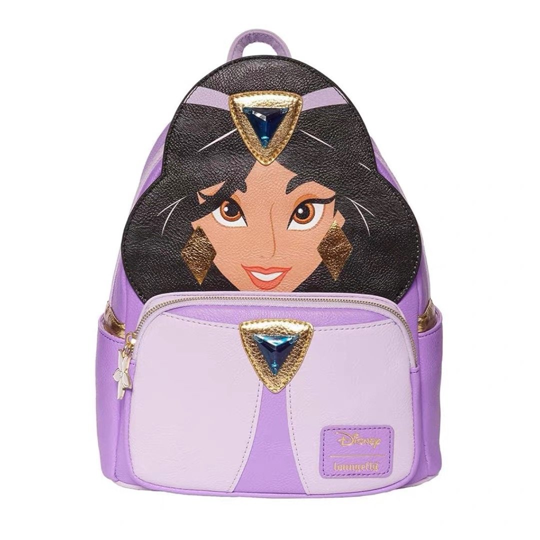 稀有！現貨Disney*Loungefly阿拉丁茉莉公主包包迪士尼雙肩包背包,个性定制/设计服务/DIY,双肩包定制,淘宝优惠券,粉丝福利购,淘宝优惠卷