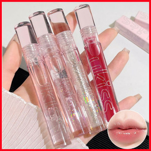 欧美镜面星冻碎冰透明唇油润唇露唇蜜唇彩水光玻璃唇滋润口红雨衣