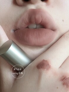Bingo彩妆 肉桂奶茶吃土色口红意式欧美妆亚裔妆裸灰色唇泥孕妇用