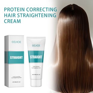 Protein straightening cream for maintaining hair quality wit