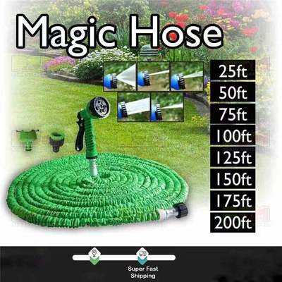 Metal telescopic hose, water gun,car wash garden water pipe