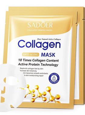 10pcs Anti-wrinkle Collagen Face Mask Moisturizing Anti-agin