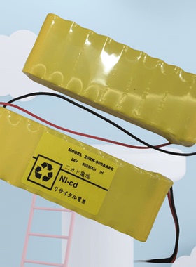 原装日立电梯UA抱闸电池 对讲机电源停电应急NI-CD- AA900mah 24V