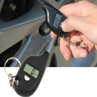 汽车轮胎气压迷你式胎压计胎压表钥匙扣胎压计数显显示测量