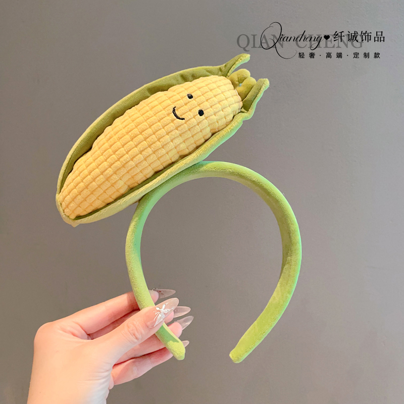 创意仿真玉米发箍女可爱搞怪