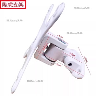 白色支架电视机屏幕壁挂电脑显示器支架可调节外接显示器展示架