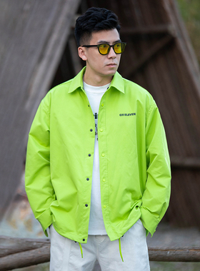 DIDORSSBO春季新款时尚潮流百搭宽松男女同款休闲衬衫外套3257