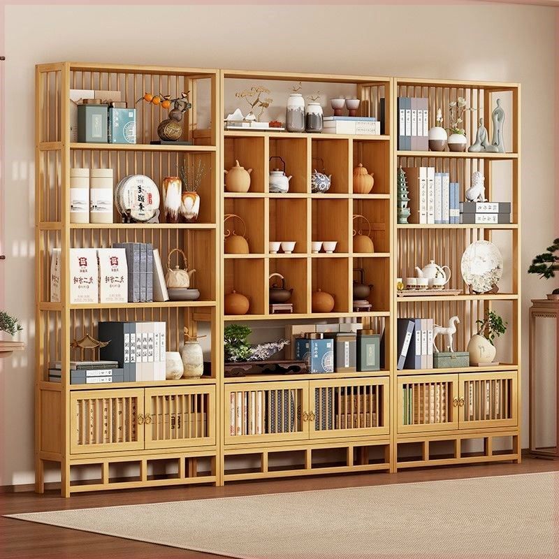 精选新中式博古架茶具茶s叶置物架多宝阁茶叶柜非实木摆件展示架,住宅家具,多宝格/博古架,淘宝优惠券,粉丝福利购,淘宝优惠卷