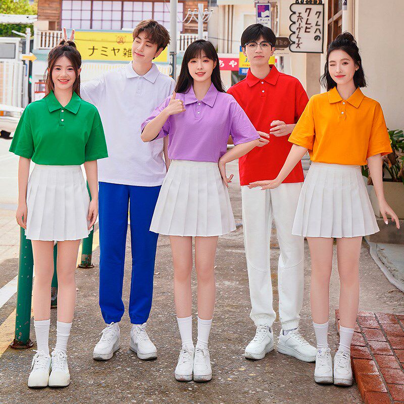 新选plop衫班服l初中生合唱演出服成人爵士舞啦啦操舞蹈表演服运