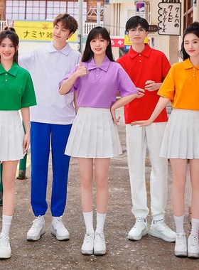 新选plop衫班服l初中生合唱演出服成人爵士舞啦啦操舞蹈表演服运