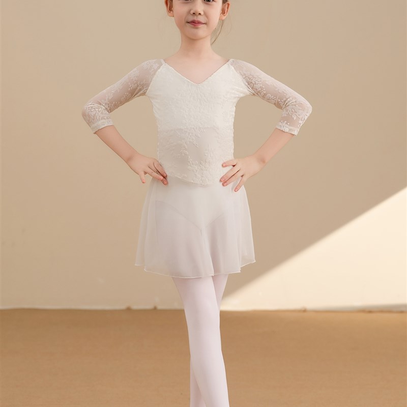 新选judydaince 儿童舞蹈服女童秋冬中国舞练功服芭蕾舞艺考体操