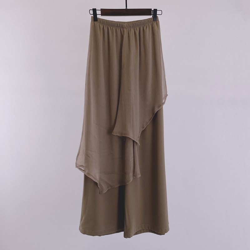 新选新款古典舞练功服飘逸中国风舞蹈裤裙阔腿裤子现代Y舞练功裤