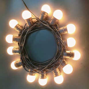 精选G50球泡灯装m饰灯户外防水LED灯串大球泡串灯串庭院装饰商场