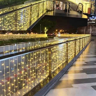 优选太阳能户外灯围墙彩灯河边护栏氛围I灯夜光灯晚上自动亮照明