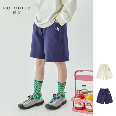 5折/棵初春季儿童新氧感空气层休闲短裤亲子百搭洋气刺绣五分裤