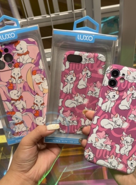 小飞象适用iphone16promax手机壳15pro夜光13硅胶11粉色猫少女xsmax软壳16plus全包14promax白猫15可爱13pro