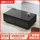 普利斯特智能家具功夫茶几冰箱一体机客厅家用多功能 黑色茶几