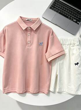 基础百搭多巴胺亲子男女童POLO衫