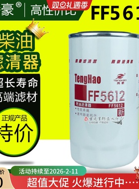 柴油格滤清器芯FF5612适配天锦KR康明斯C4989106江淮帅铃 53C0497