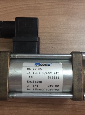 供应德国COAX考克斯电磁气动流量阀MK10NC1410C1 1/4DC24L543336
