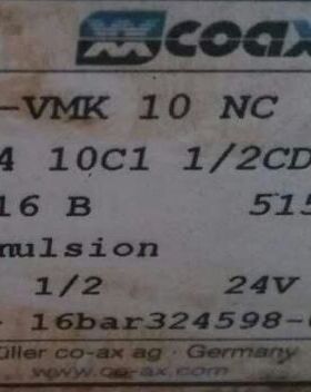 德国COAX考克斯电磁气动流量控制阀5-VMK10NC5410C11/2DC 515230