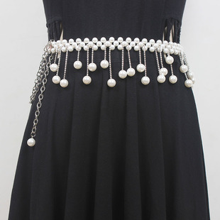 腰带流苏腰链女水钻酷ins装饰配裙子肚皮舞性感身体链条lisa同款