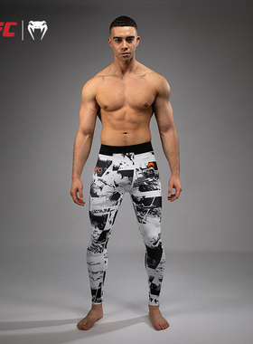 VENUM毒液UFC5.0 格斗周男紧身长裤拳击格斗健身运动训练跑步