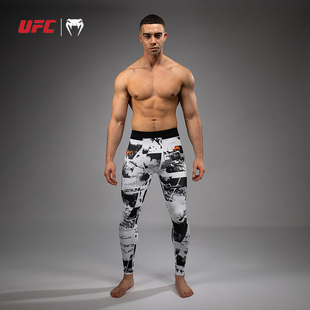VENUM毒液UFC5.0 格斗周男紧身长裤拳击格斗健身运动训练跑步