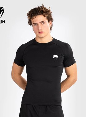 VENUM 毒液 CONTENDER 男士防磨紧身衣柔术运动短袖健身跑步训练