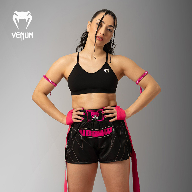 VENUM毒液X Dua联名泰拳短裤女搏击运动拳击散打格斗训练健身裤