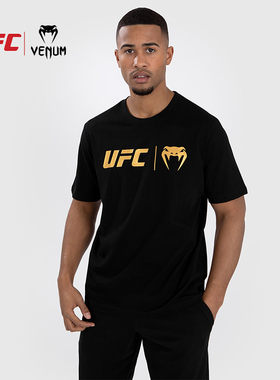 VENUM毒液 UFC 经典全棉圆领短袖运动健身跑步训练休闲T恤