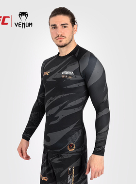 VENUM 毒液 UFC格斗周3.5 男紧身衣运动长袖拳击健身训练跑步上衣