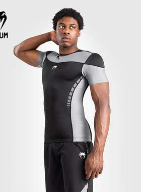 VENUM 毒液 TEMPEST 男士短袖防磨紧身衣柔术运动健身跑步训练