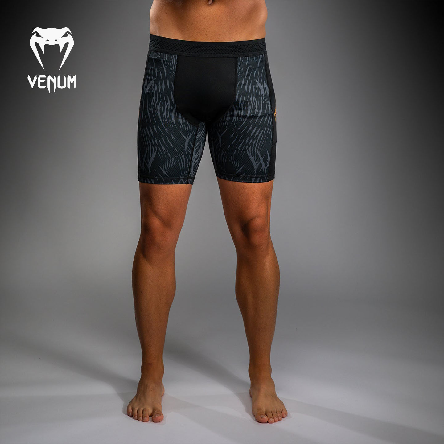 Venum毒液UFC奇马耶夫男紧身短裤拳击搏击训练跑步健身运动裤