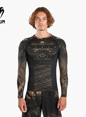 VENUM 毒液Gorilla Jungle新款男紧身衣运动长袖拳击服健身训练