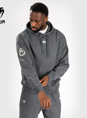 VENUM毒液 VORTEX XL男卫衣灰色连帽运动衫训练跑步外套休闲上衣