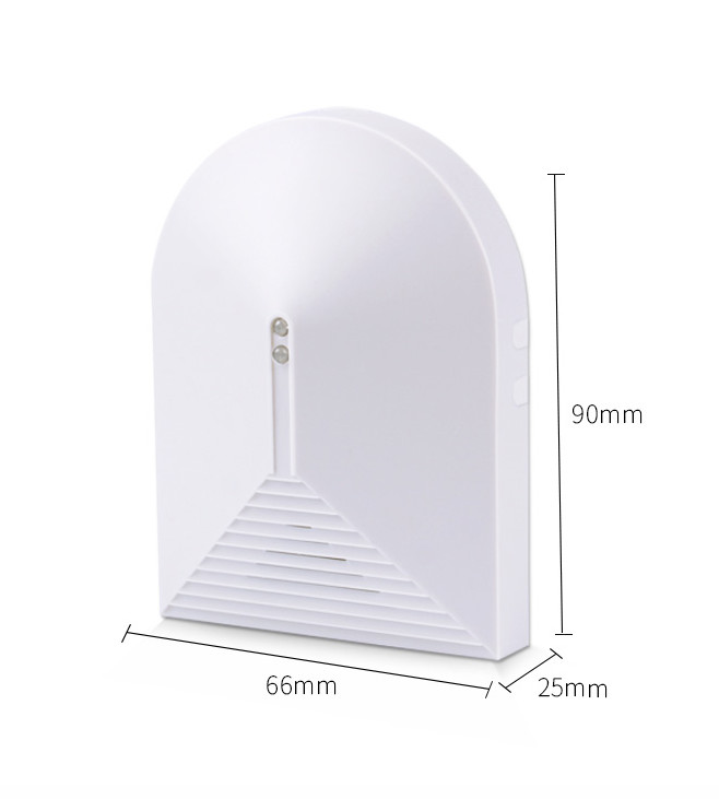 艾礼富JA-456玻璃破碎探测器室内有线白色门窗入侵防盗报警器