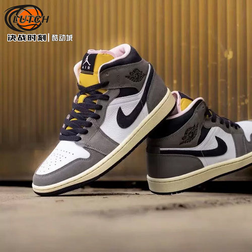 AJ1中帮男子缓震复古篮球鞋