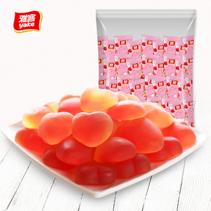 30元包邮  雅客心心相印软糖橡皮糖500g *2