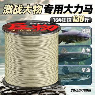 路亚pe线打黑大力马鱼线8编沉水正品 主线雷强海杆海钓远投专用