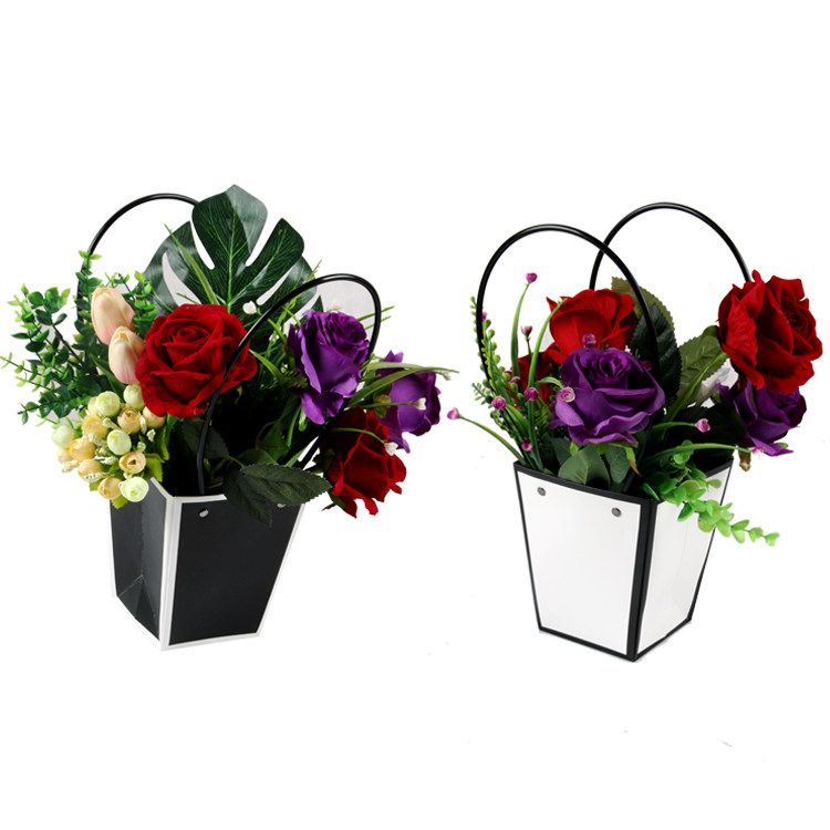 portable FlowerBox Flower basket reticule Uniqlo fresh Simplicity thickening waterproof flower arrangement flower packing Material Sciencein the Flower delivery/Flowers simulation/Plants gardening ,  DIY Artificial flowers material , Floral Packaging, Floral packing box category - from Buy2taobao.com to provide professional Taobao agent buy service